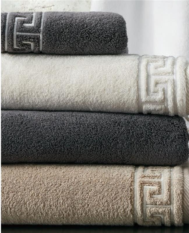 Matouk Adelphi Bath Towel - Charcoal