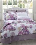 Eleanora sateen duvet cover bed linens by DEA