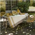 Bastide ivory coated tablecloth