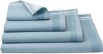 le jacquard francais duetto adriatique blue waffle towels