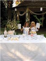 Siena white tablecloth