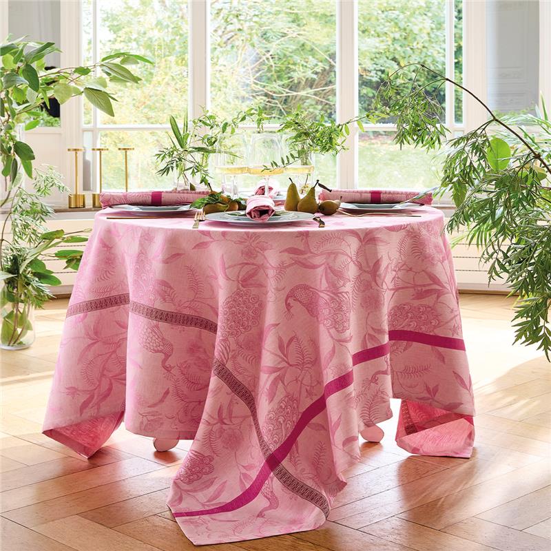 A l orangerie magnolia Table Linens by Le Jacquard Francais