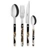 Sabre Paris Bistrot in Dune or Noir flatware sets