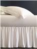 Sferra Celeste Bed skirt made with 3 panels Sferra