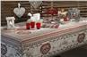 Cortina grey French Tablecloth by Beauville