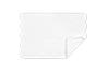 Cairo bath mat White Scalloped with borders by Matouk