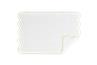 Cairo bath mat White Scalloped with borders by Matouk