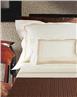 Milano embroidery on Ivory Bed Sheets by DEA