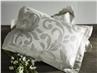 The Purists Grande Jasmine Framed Bed Coverlet and Pillow shams