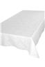 Tivoli white Linen damask Table Linens by Le Jacquard Francais