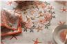 Corail red Table linens by Beauville