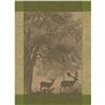 Cerf et Biche mousse French kitchen towel by Garnier Thiebaut