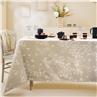 Mille Ginkos natural Coated Cotton Tablecloth by Garnier Thiebaut