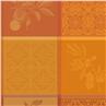 Mille Tutti Frutti ocre in Coated Cotton by Garnier Thiebaut