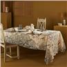 Monochrome fusain French Tablecloth by Garnier Thiebaut