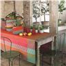 Bastide red pepper coated cotton Tablecloth by Le Jacquard Francais