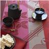 Hacienda red coated cotton Table linens by Le Jacquard Francais