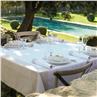 Venezia champagne (Ivory) Table Linens by Le Jacquard Francais