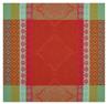 Bastide red pepper coated Placemat and Napkins by Le Jacquard Francais