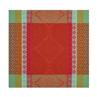 Bastide red pepper coated cotton Tablecloth by Le Jacquard Francais