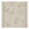 Voliere beige Linen Table Linens by Le Jacquard Francais