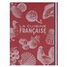 Gastonomie red Linens by Le Jacquard Francais